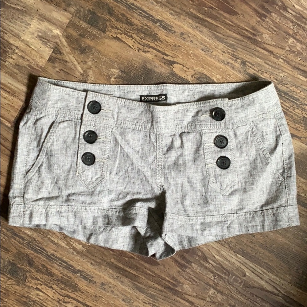 Gray soft Express shorts